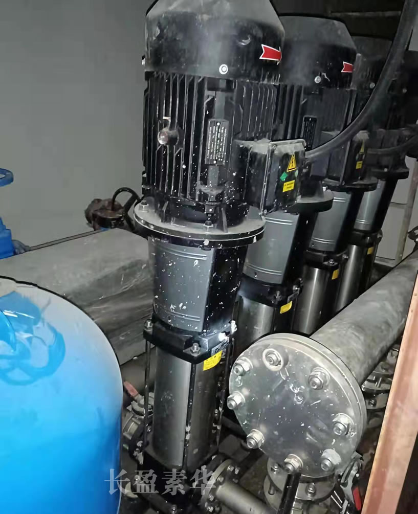四台立式多级离心泵用于北方小区增压供水