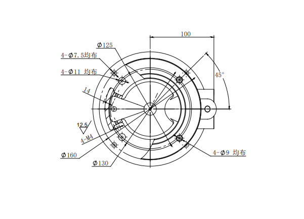CDLK2T-00-03电机支架110零件参数图