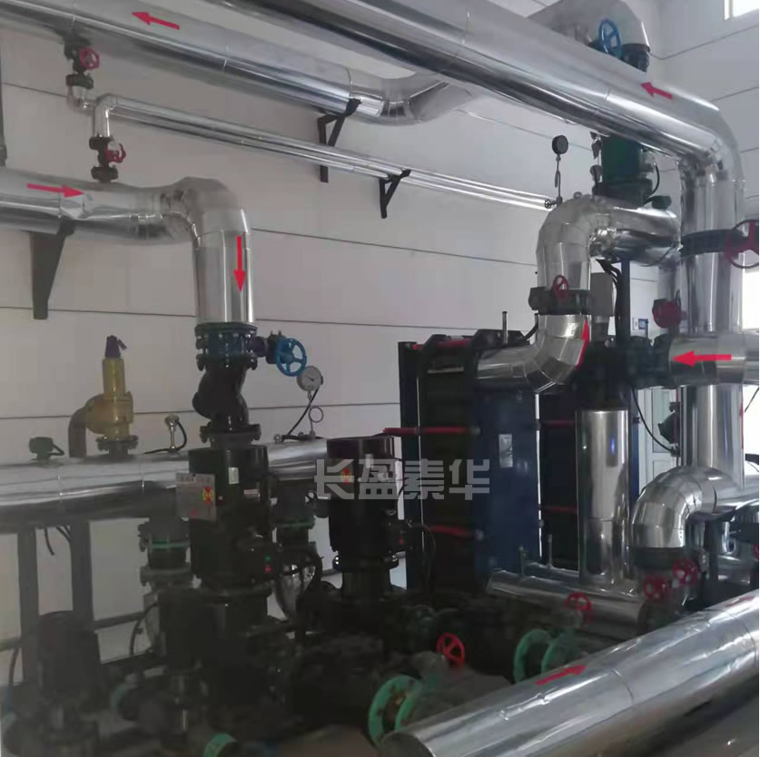 CDL立式多级离心泵+TD管道循环泵用于小区供水供暖系统补水和热循环