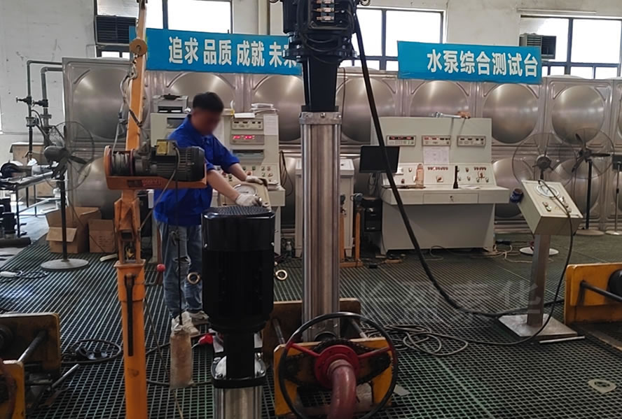 CDLF32-160立式多级离心泵测试台测试